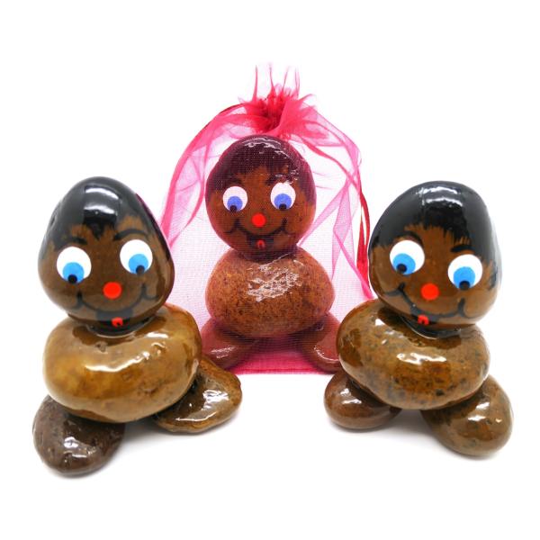 Steinmännchen Steinfiguren mit Name personalisierbar